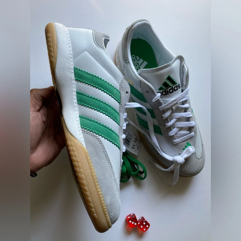 ADIDAS Samba Millennium 'Cloud White Green Gum Men’s sz 11 NEW NO BOX!